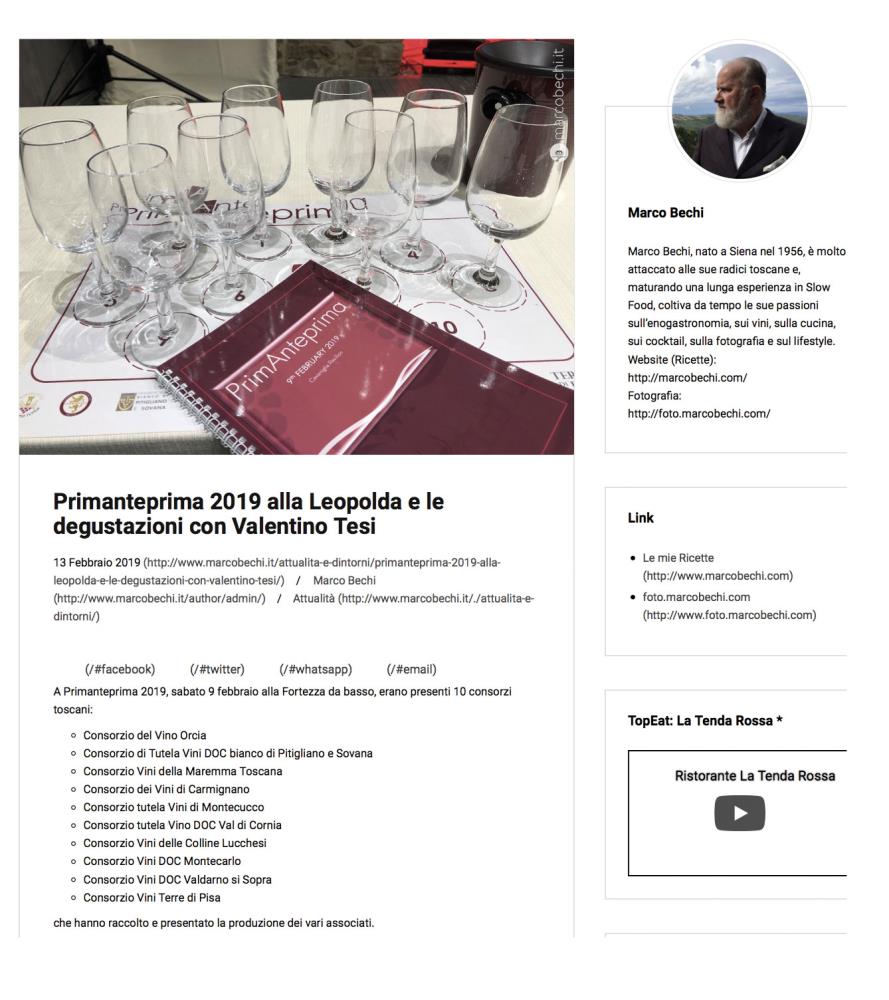 Primanteprima 2019 alla leopolda e le degustazioni con Valentino Tesi