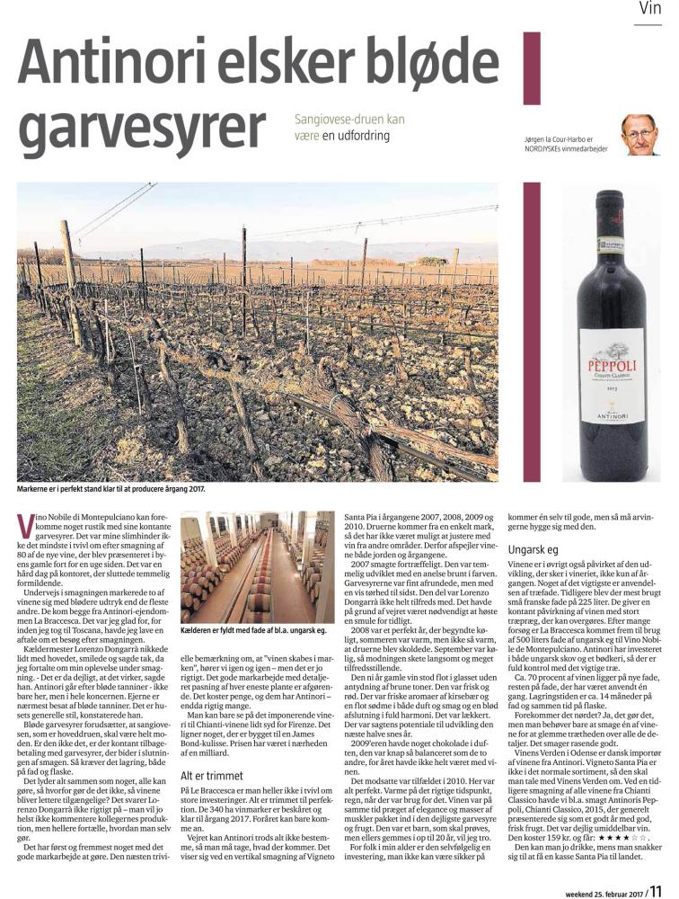 Antinori elsker blde garvesyrer
