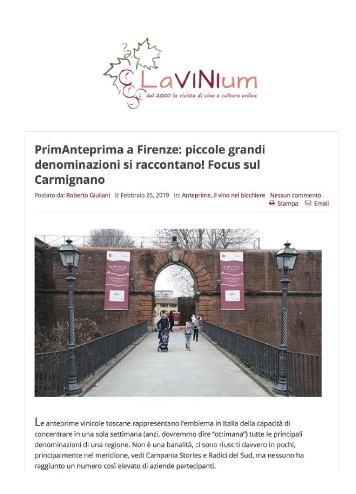 Ci siamo. Inizia il tour delle Anteprime Toscane!
