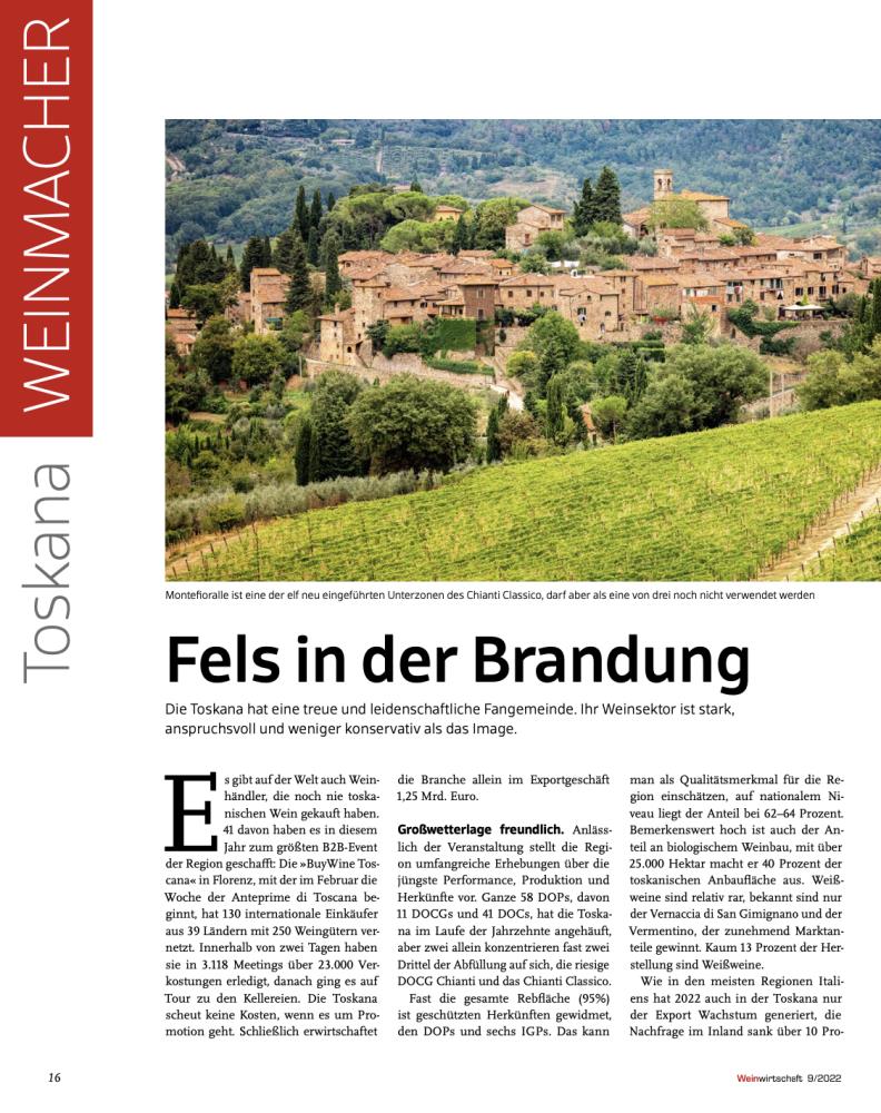 Fels in der Brandung