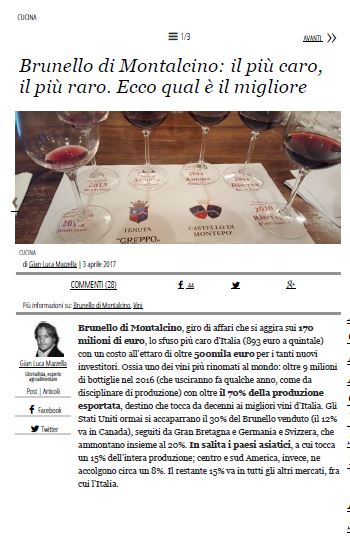 Brunello di Montalcino: il pi caro, il pi raro. Ecco qual  il migliore