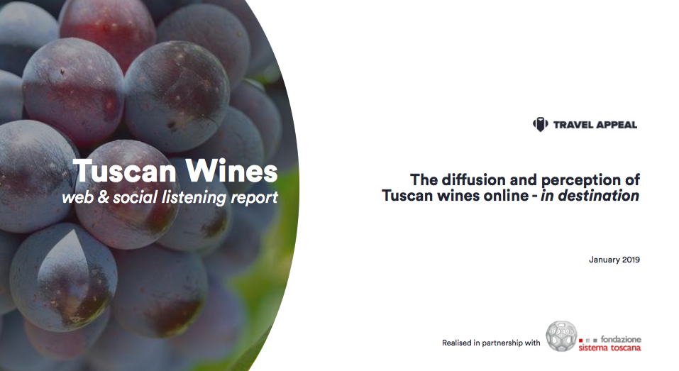 Travel Appeal - The diffusion and perception of Tuscan wines online - in destination