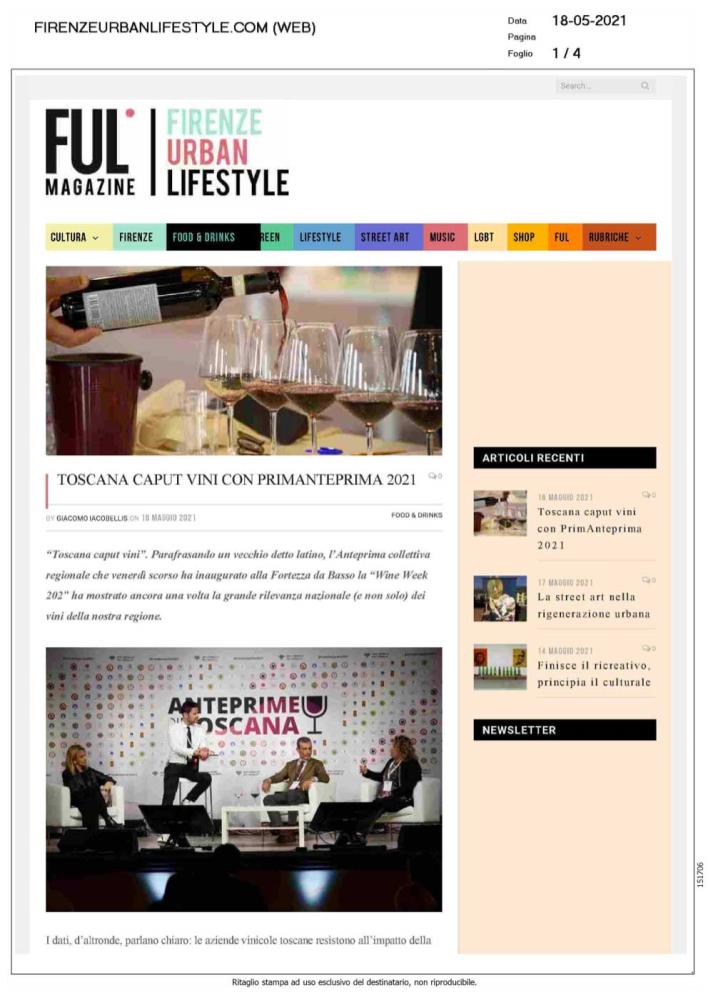 Toscana Caput Vini con Primanteprima 2021