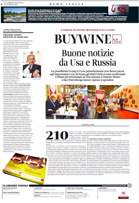 Buy Wine Buone notizie da USA e Russia