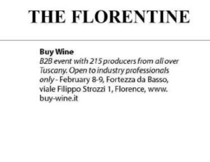 B2B event with 215 producers from all over Tuscany