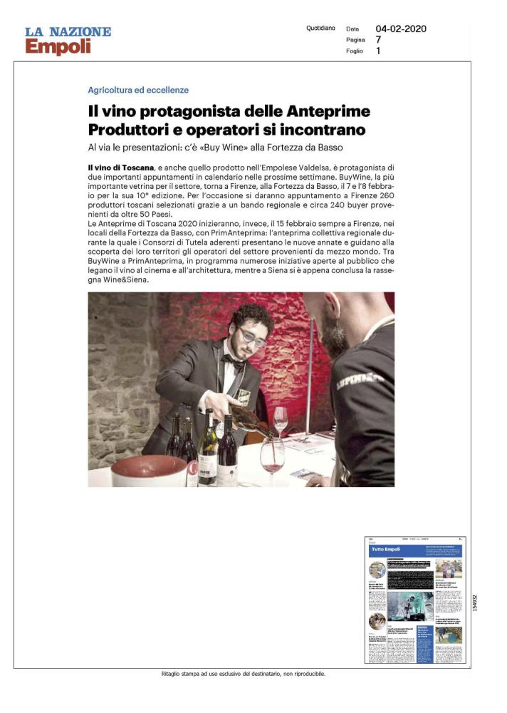 Il vino protagonista delle Anteprime