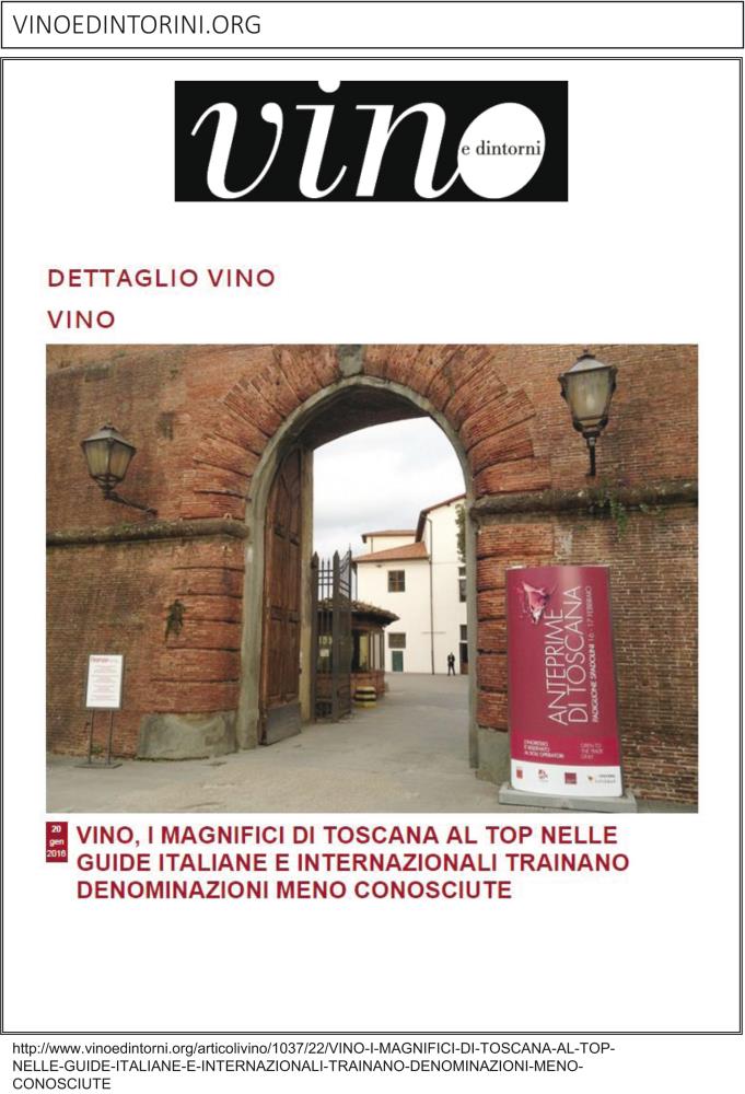 Vino, i magnifici di Toscana al Top delle guide italiane e internazionali trainano denominazioni meno conosciute