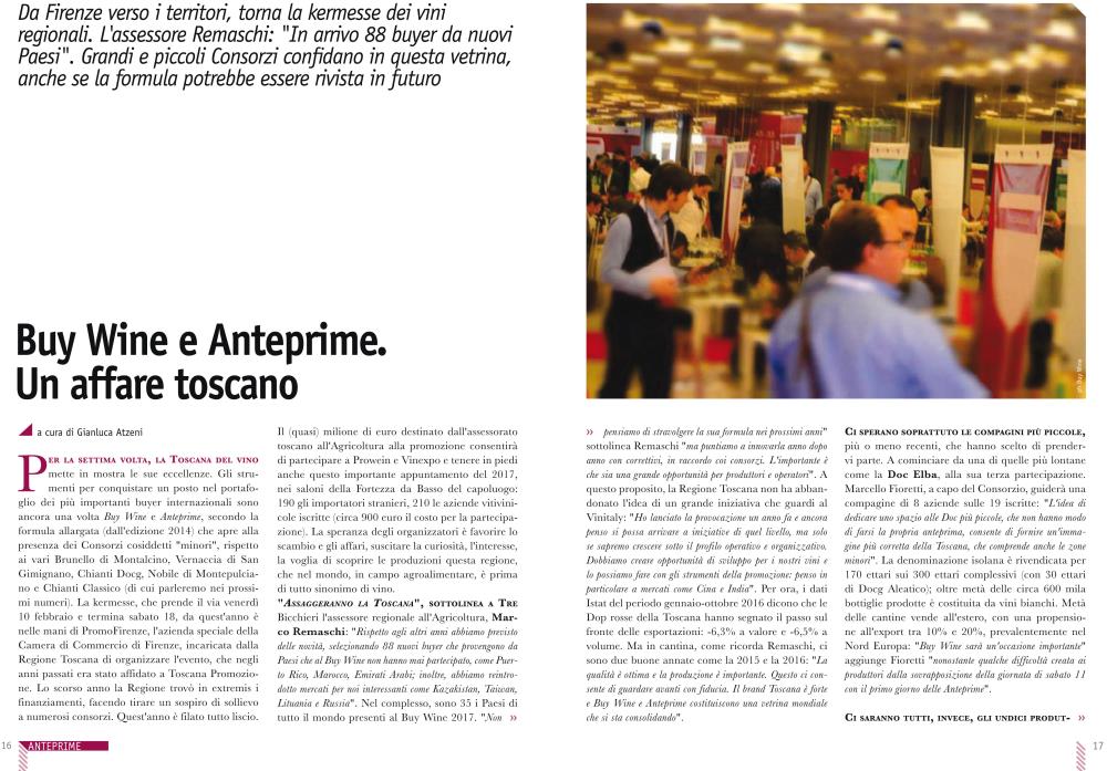 Buy Wine e Anteprime. Un affare toscano