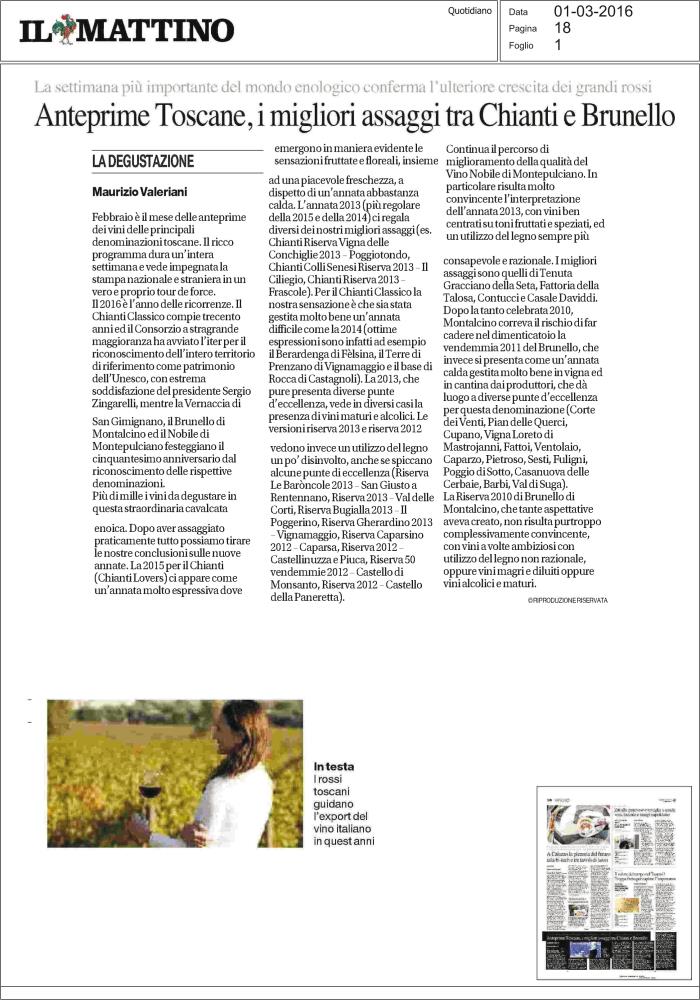 Anteprime Toscane, i migliori assaggi tra Chianti e Brunello