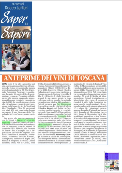 Anteprime dei vini di Toscana