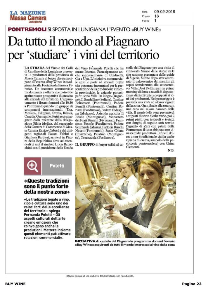 Da tutto il mondo al Piagnaro per 