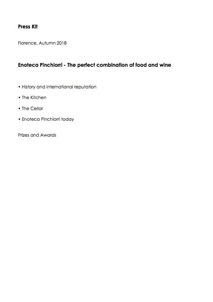 Enoteca Pinchiorri - The perfect combination of food and wine 